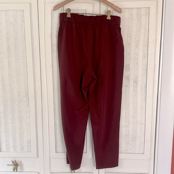 - Lululemon Keep Moving High Rise Full Length Pants Sz 8 - Picture 10 of 11